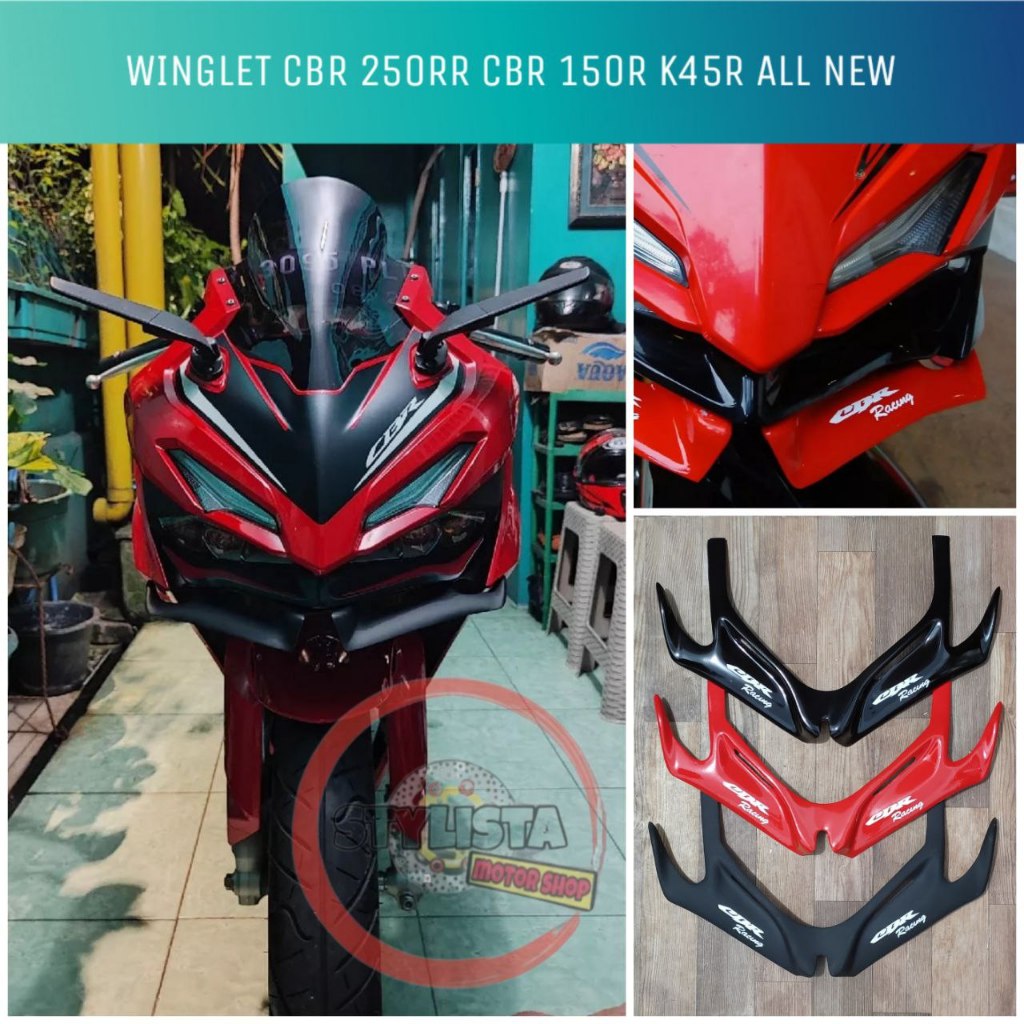 Jual WINGLET CBR 150R K45R 2021 2022 ALL NEW CBR 250RR VERSION 4 V4