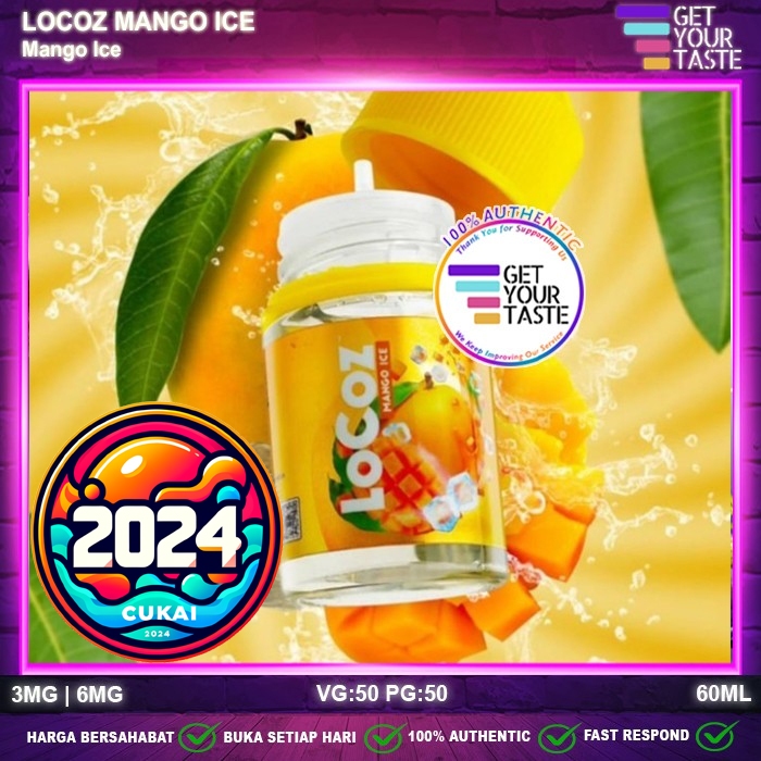 Jual Liquid Locoz Mango Ice 60ML by Indonesia Dream Juice | Shopee ...