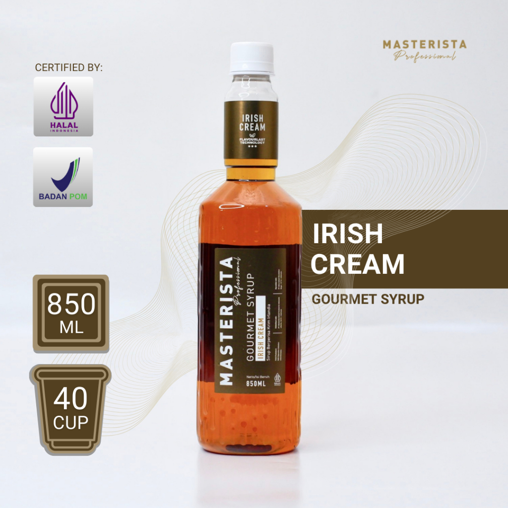Jual Masterista Sirup Rasa Irish Cream 850ml / Irish Cream Syrup ...