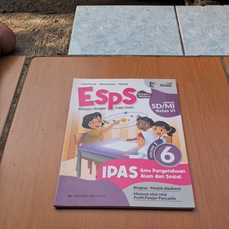 Jual Esps IPAS Ilmu Pengetahuan Alam Dan Sosial Untuk SD Kelas VI ...