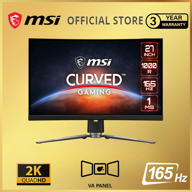 Jual Monitor LED MSI MPG ARTYMIS 273CQR Gaming - Curved WQHD 165Hz 27 ...