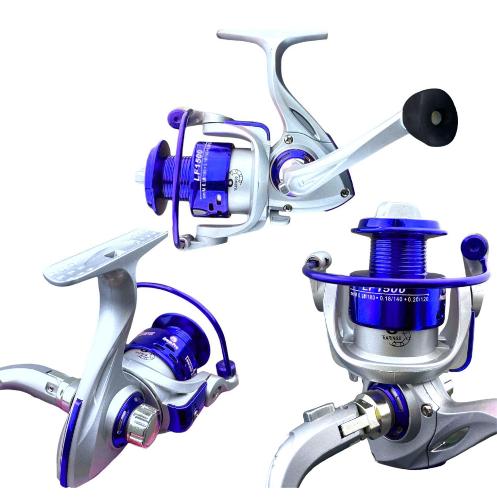 Jual AquaPro - Reel Pancing Series LF1500 LF2500 5.2:1 Gear Ratio 8 ...