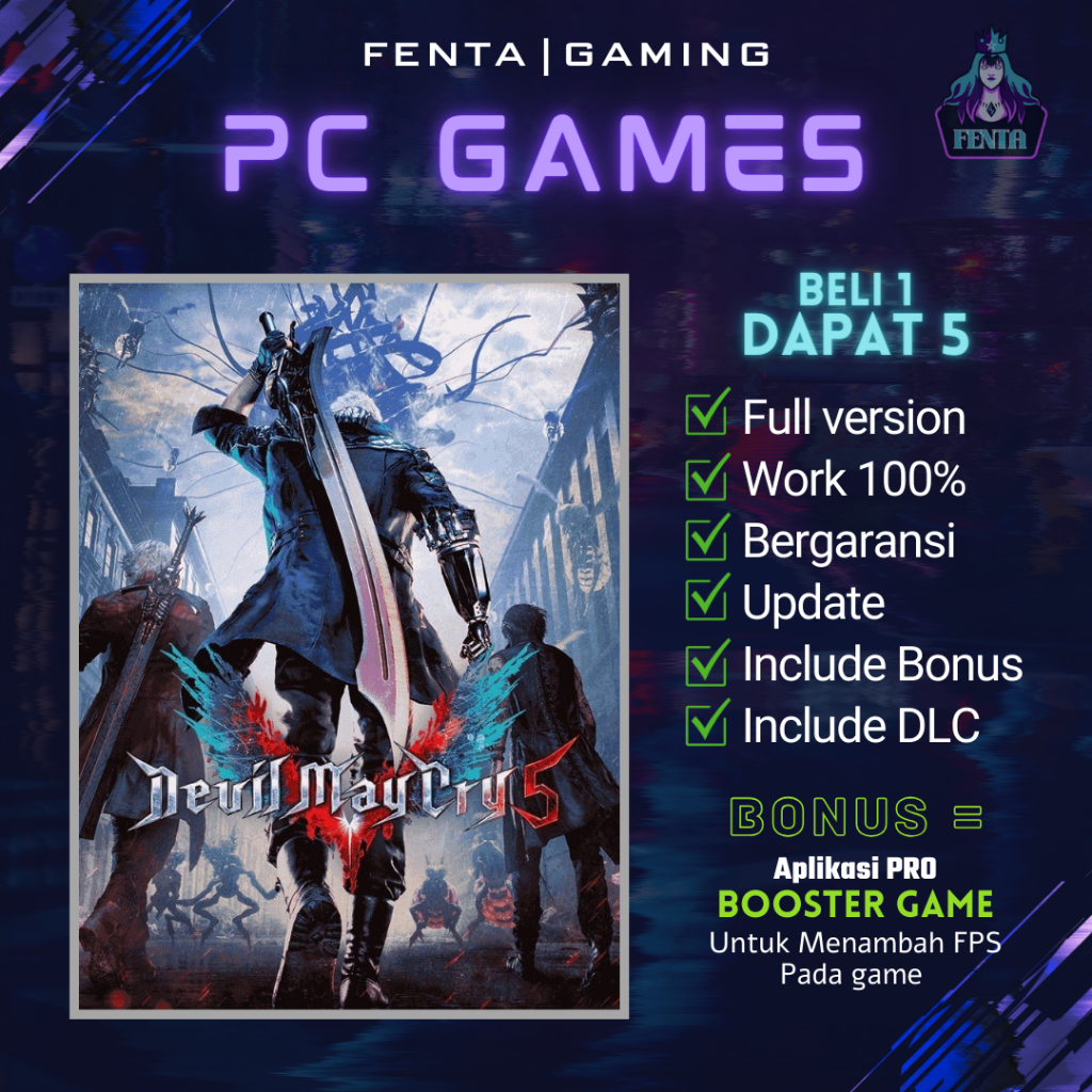 Jual DEVIL MAY CRY 5 DELUXE EDITION - GAME PC - GAME LAPTOP | Shopee ...