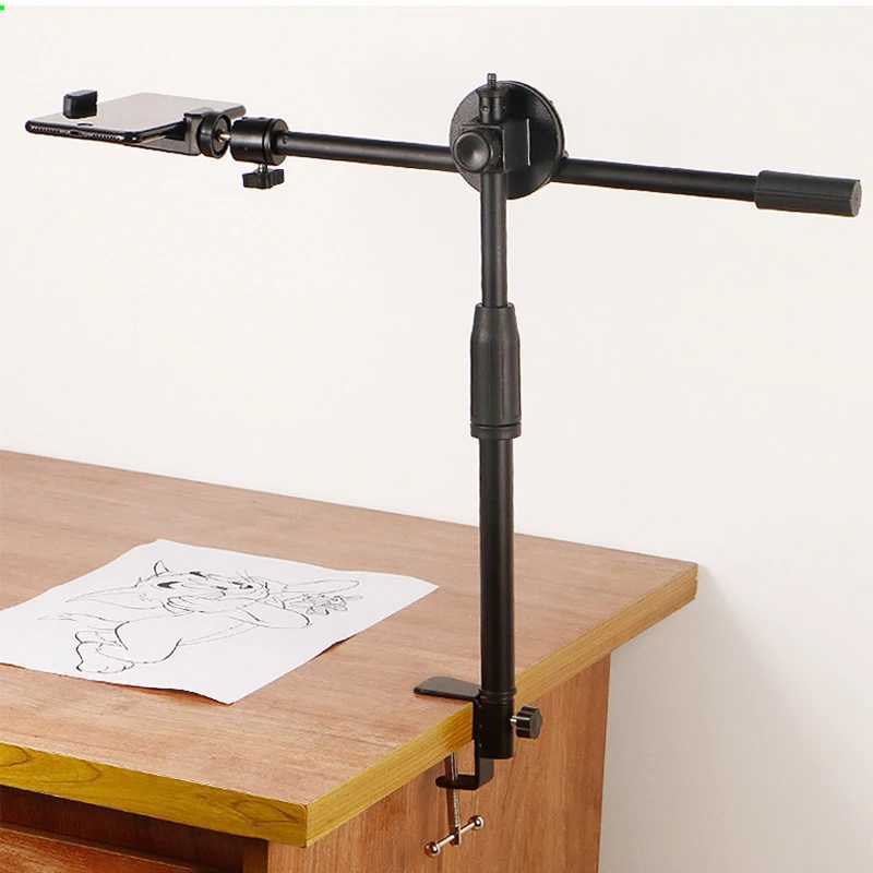 Jual Standing Upper Holder HP Horizontal Stand Adjustable Desk Clamp ...