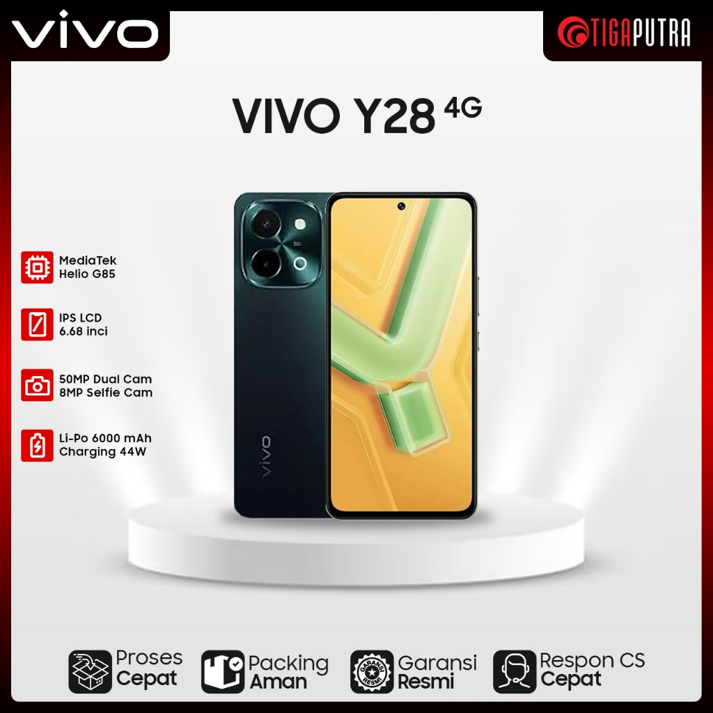 Jual Vivo Y28 LTE (RAM 6/8GB, ROM 128/256GB, 6000mAh, 44W Flash Charge ...