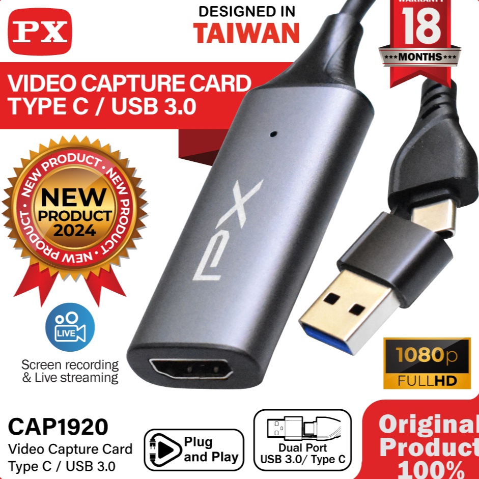 Jual KODE L14S Video Capture HDMI Card Video USB3 USB Type C with Loop ...