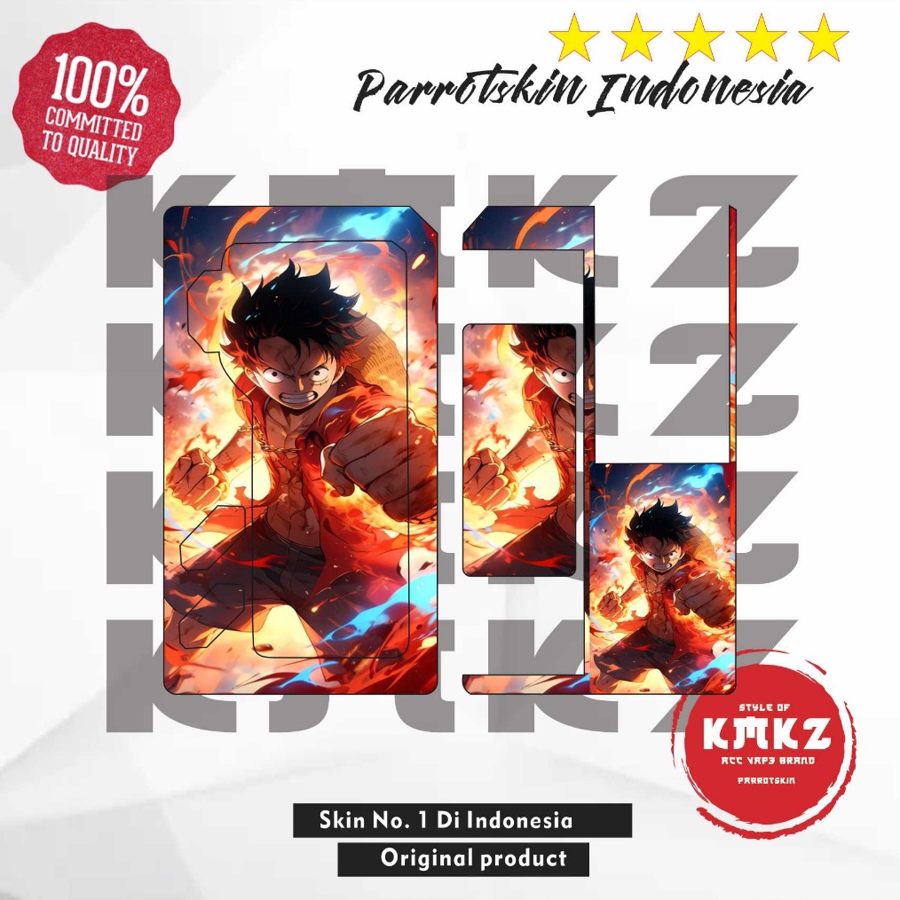 Jual STOK TERBARU Sticker inner manto aio plus Luffy gear 5 one piece ...