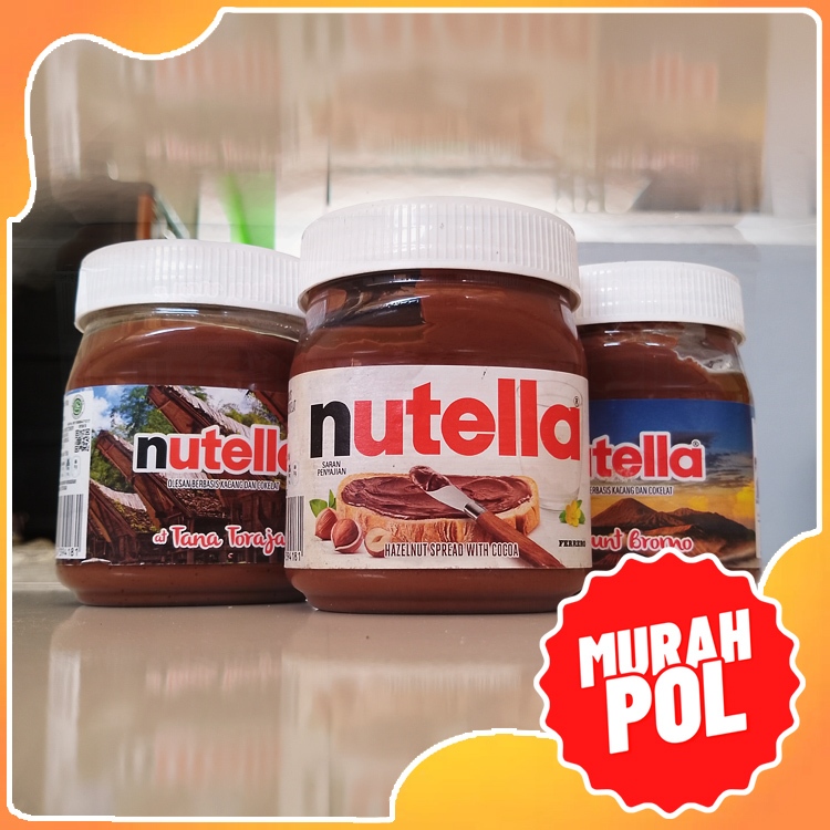 Jual Selai Nutella Chocolate Hazelnut Spread 350gr Shopee Indonesia 1650