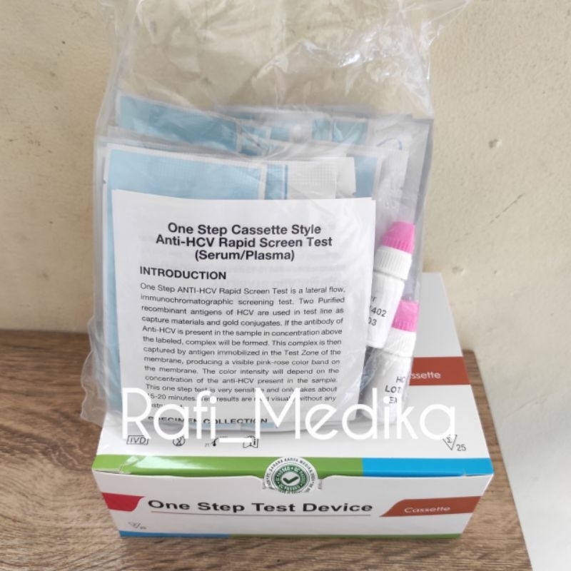 Jual Alat Test Hepatitis C Virus | HCV Device Egens 1 pcs/set | Shopee ...