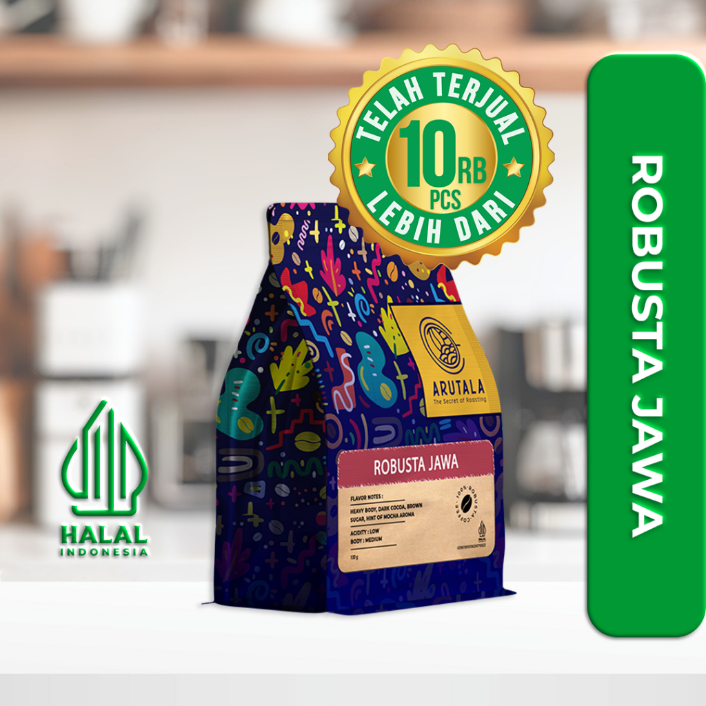 Jual ARUTALA Kopi Robusta Jawa Java Coffee Indonesia 100 gram | Shopee ...