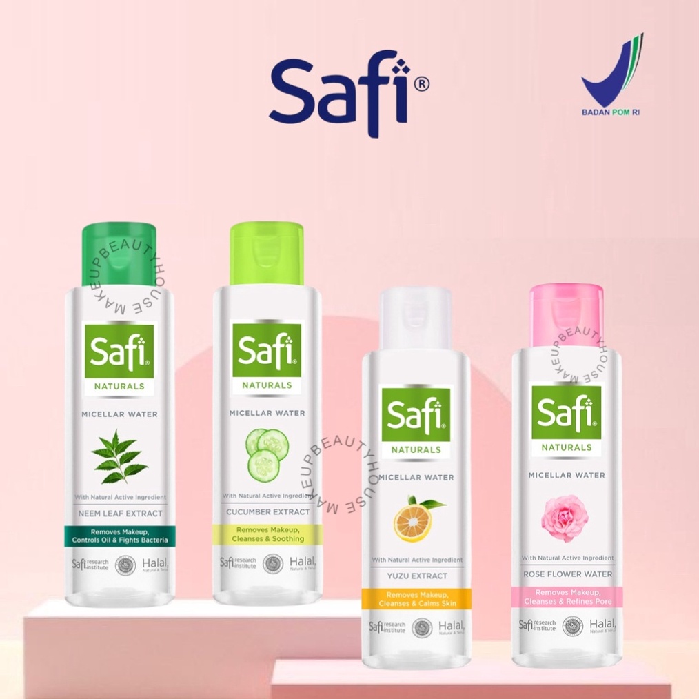 Jual DASYAT SAFI Micellar Water Neem Leaf Rose Yuzu Cucumber 1ml 2ml ...