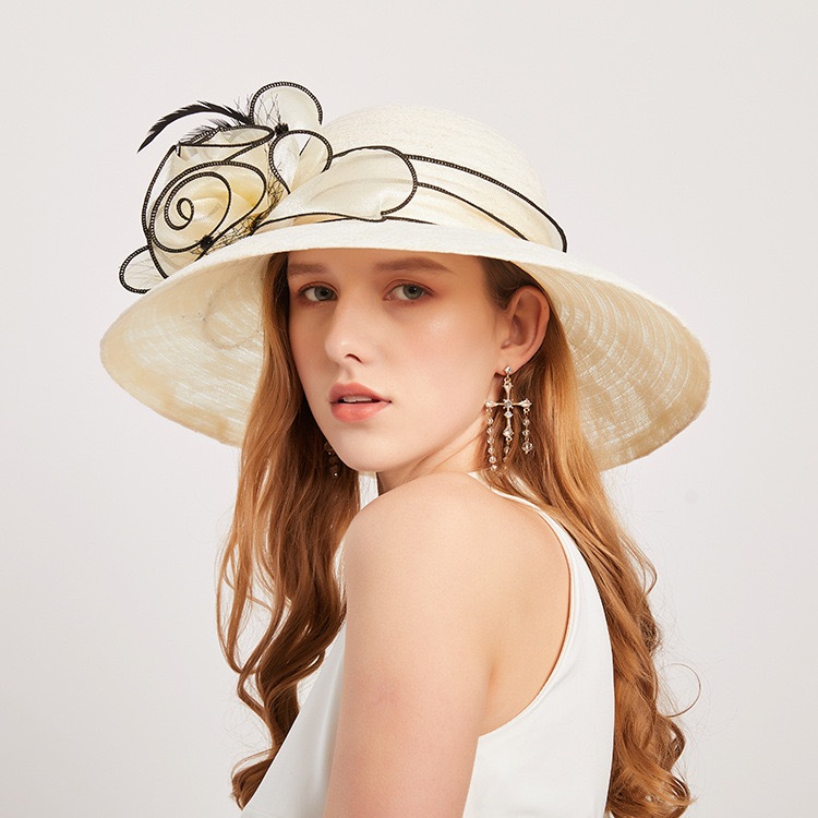 Jual Topi Pantai Wanita Pinggiran Lebar Model Eropa Dengan Elemen ...