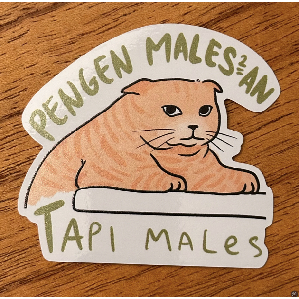 Jual Sticker Kucing Mental Illness EDISI 3 | Shopee Indonesia