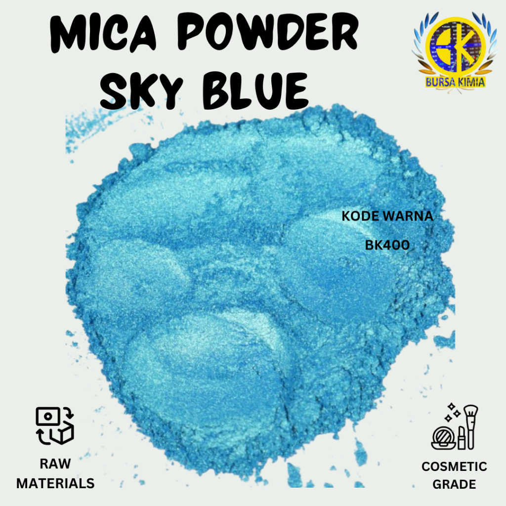 Jual Mica Powder Sky Blue 1KG warna biru langit | Shopee Indonesia