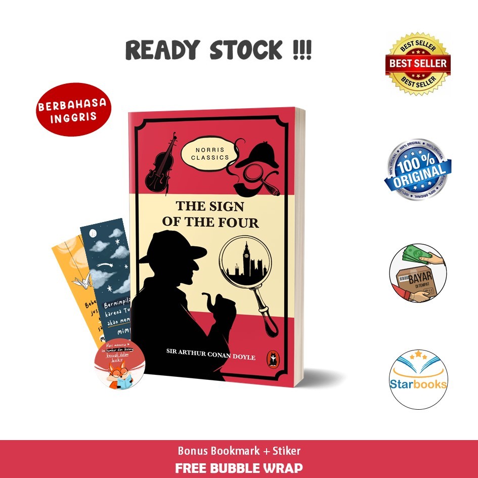 Jual Norris - Buku The Sign of The Four By Sir Arthur Conan Doyle ...