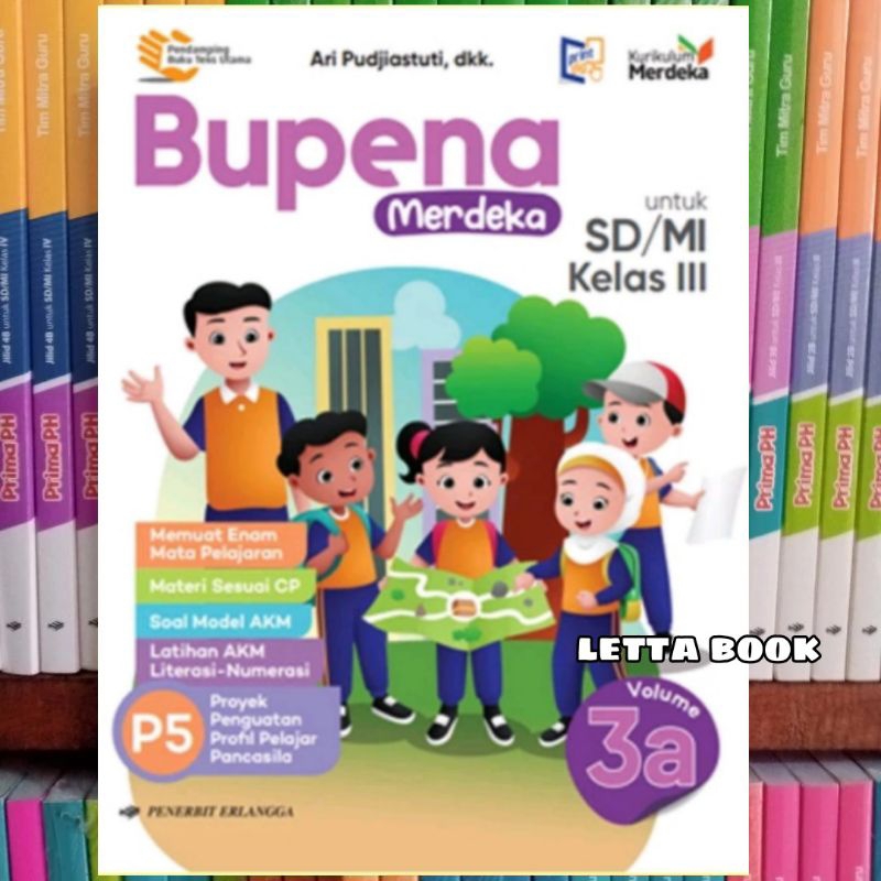 Jual BUKU BUPENA MERDEKA 3A UNTUK KELAS 3 SD/MI KURIKULUM MERDEKA ...