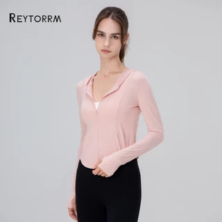Reytorrm Jaket Olahraga Wanita Lengan Panjang Sport Jaket Anti UV UPF50+（WT003）