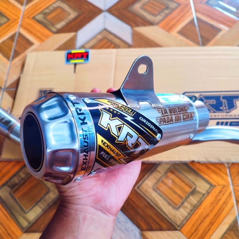 Jual Knalpot Racing KRT K4 Original GTX 50mm Balap Road Race Kompetisi ...