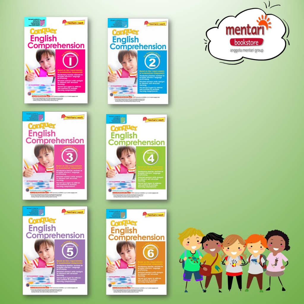 Jual Buku Conquer English Comprehension For Primary Levels || New ...