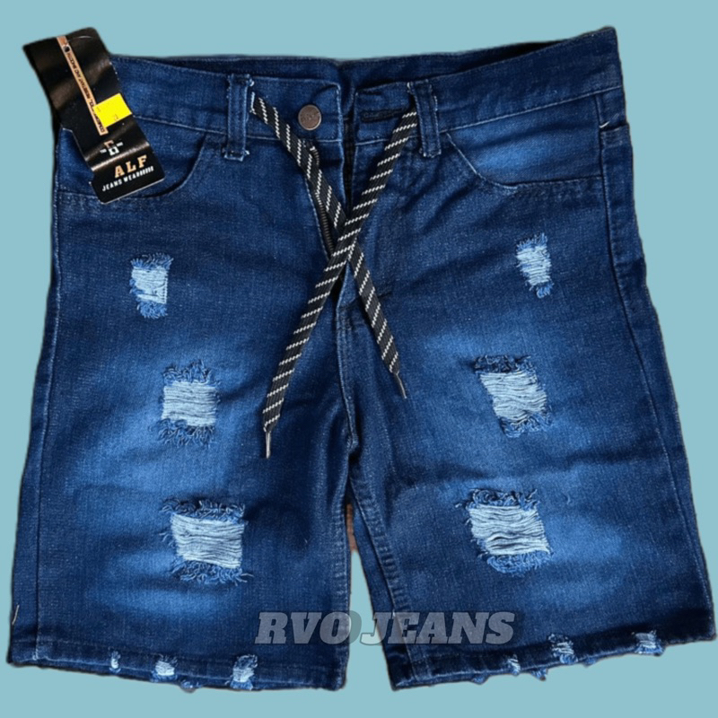 Jual Celana Pendek Jeans Sobek Pria Dewasa Keren 27-38 Celana