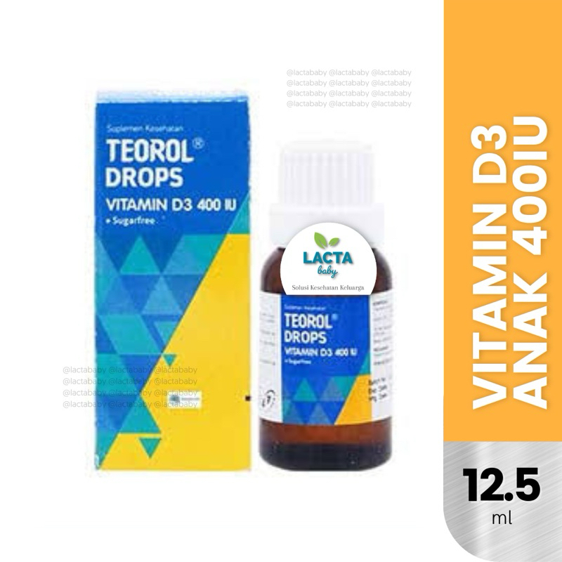Jual TEOROL DROPS 400 IU Vitamin D3 | Shopee Indonesia