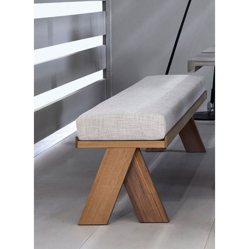 Jual Bench minimalis kayu jati solid kokoh, Bangku panjang jati solid ...