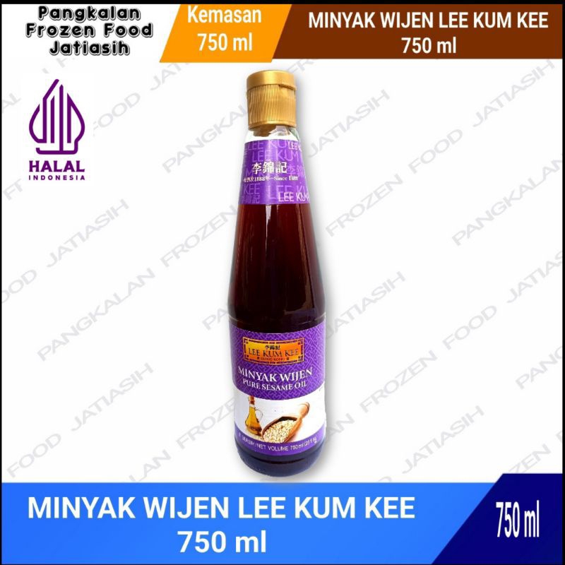 Jual Minyak Wijen Lee Kum Kee I Pure Sesame Oil I Halal 750ml Shopee