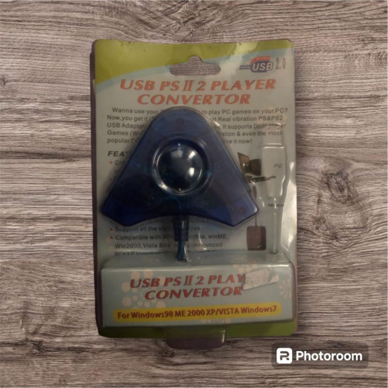 Jual USB PS II, 2 Player Convertor (For windows98 ME 2000 XP/VISTA ...