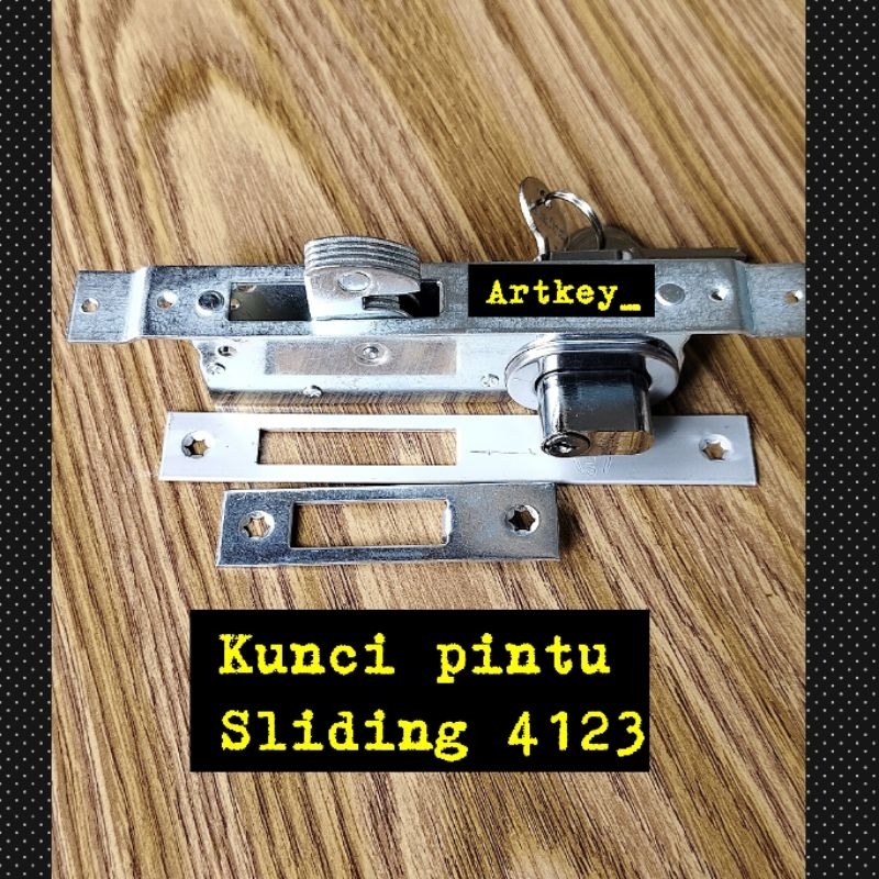 Jual Kunci Pintu sliding kait 4123/ Door Lock 4123 | Shopee Indonesia