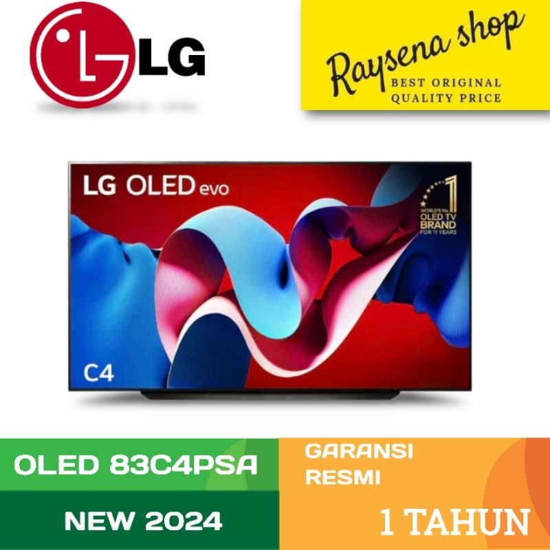 Jual TV OLED 83 Inch LG OLED C4 LG 83C4 OLED 83C4PSA 4K Smart TV