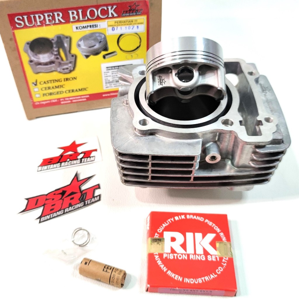 Jual Blok Cast Iron Double Cooler Brt Mm Nmax Aerox Lexi All New Nmax Aerox Cc