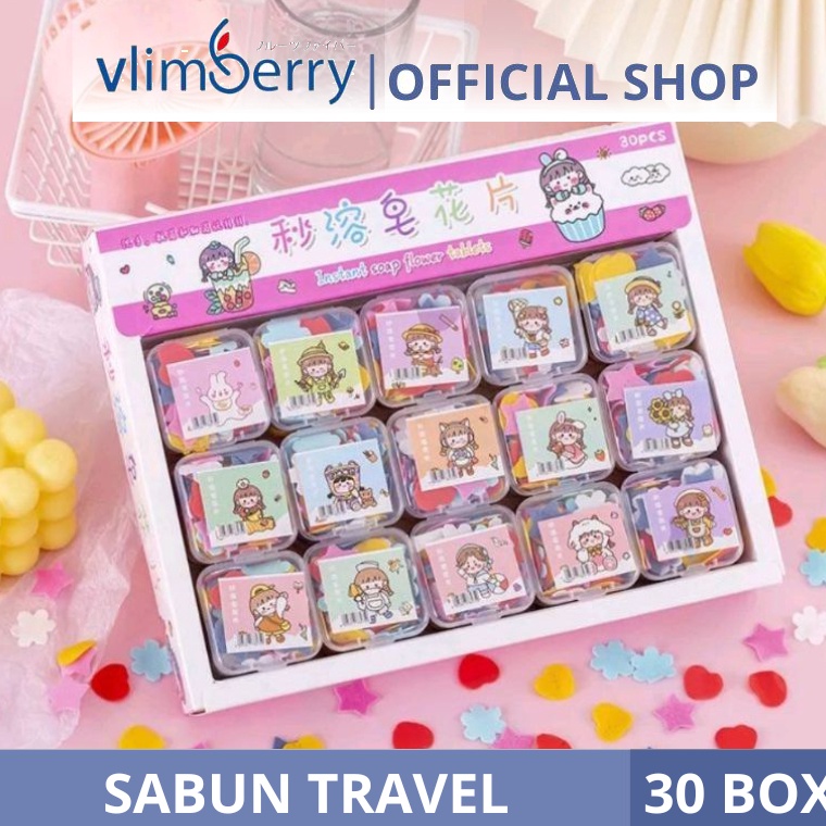 Jual KODE E28I VLIMBERRY Sabun Kertas Travel Sabun Cuci Tangan Magic ...
