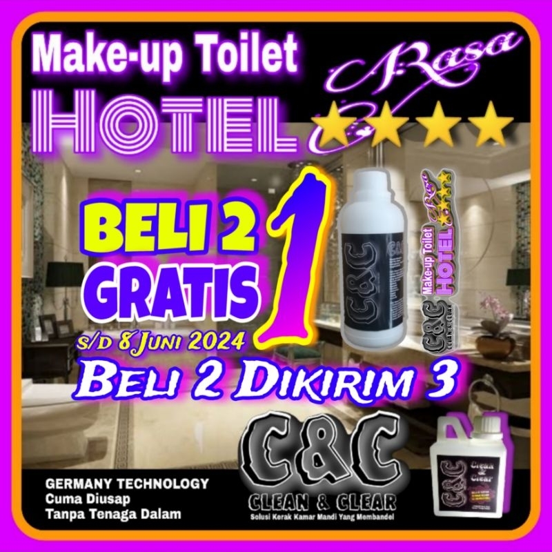 Jual C C Make Up Toilet Hotel Bintang Pembersih Kerak Karat Lantai