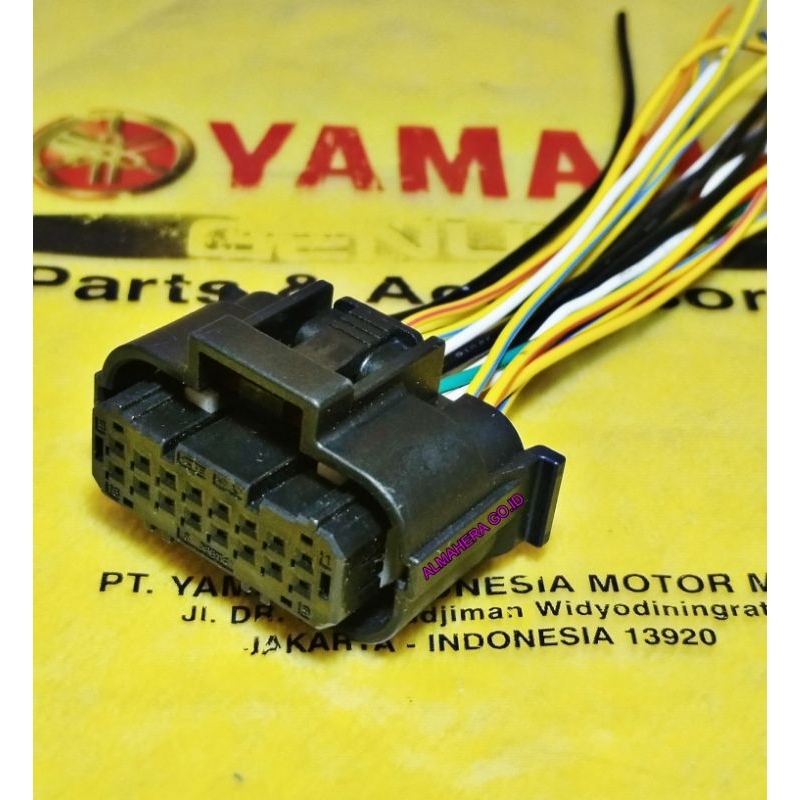 Jual Soket SCU modul yamaha Aerox/Lexi/Nmax kabel soket SCU modul ABS ...