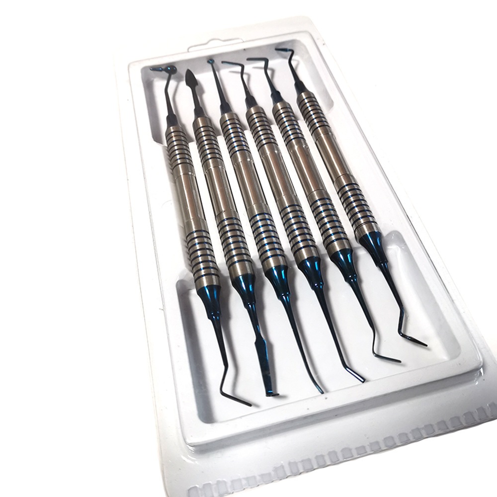 Jual 6pcs dental composite filling instrument instrumen anti lengket ...