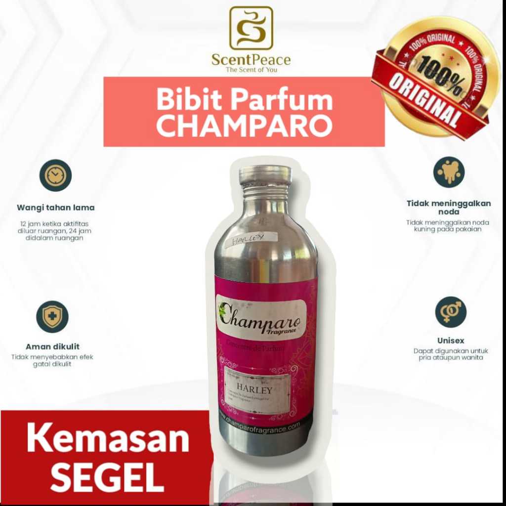 Jual Bibit Parfum Murni 100% Original Champaro Kemasan Segel Pabrik ...