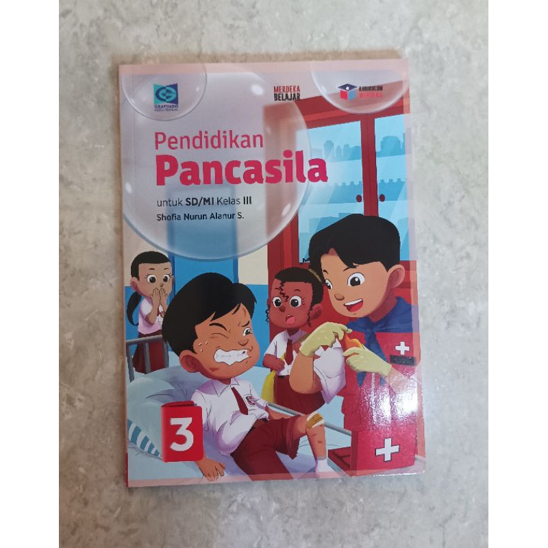 Jual Grafindo Pendidikan Pancasila SD MI Kelas 3 III Kurikulum Merdeka ...