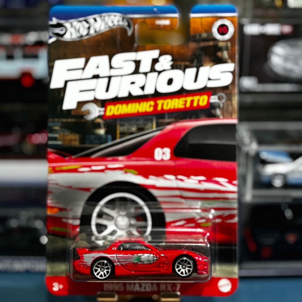 Jual Hot Wheels Fast & Furious Dominic Toretto - 1995 Mazda RX-7 Red ...