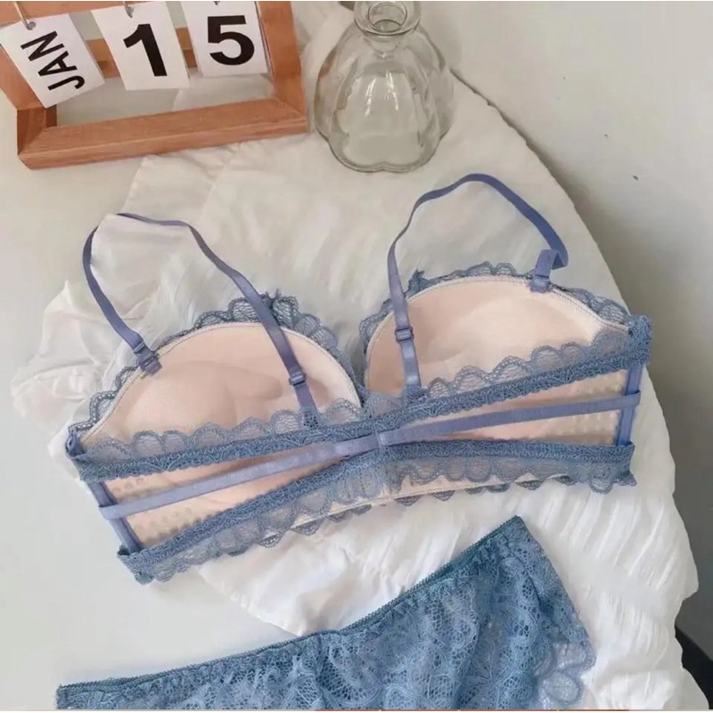Jual BH Model Bukaan Kait Depan Kekinian Bra Push Up Tanpa Kawat CD ...