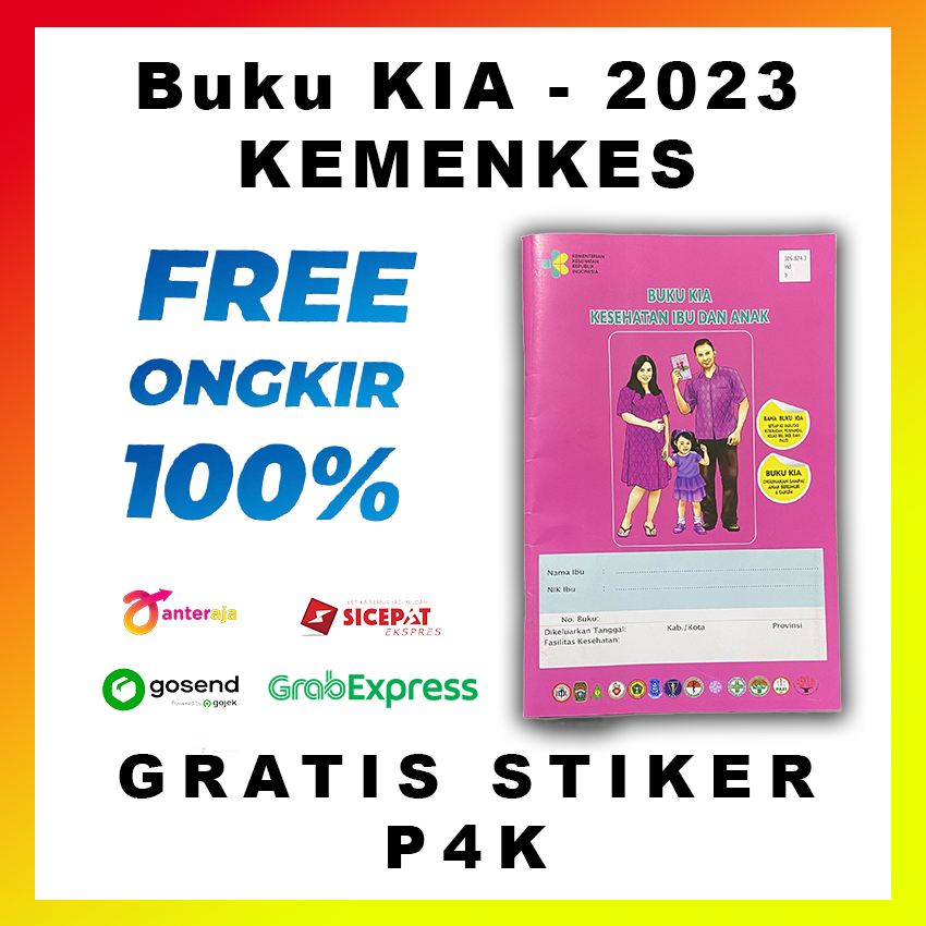Jual Buku KIA 2023 Kesehatan Ibu dan Anak Edisi Terbaru Kemenkes Kertas ...