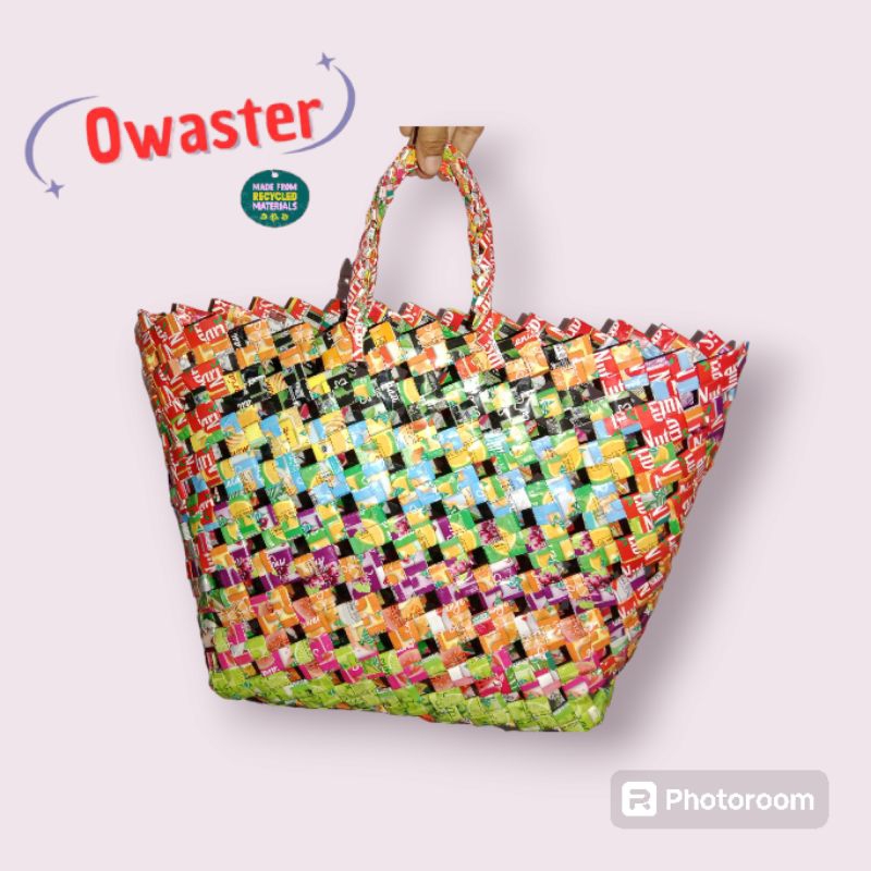 KHUSUS CUSTOM | REQUEST UKURAN | PRAKARYA SEKOLAH | HARGA MENYESUAIKAN | Tas Recycle | Tas Anyaman Bungkus Kopi