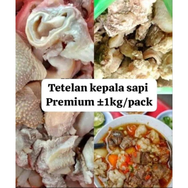 Jual Tetelan Kepala Sapi Premium 1kg Shopee Indonesia