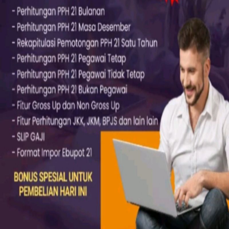 Jual APLIKASI PERHITUNGAN PPH 21 TER 2024 BERBASIS EXCEL | Shopee Indonesia