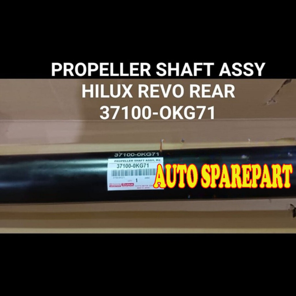 Jual Kopel Propeller Shaft Assy Toyota Hilux Revo X Belakang Up Okg Oem Shopee