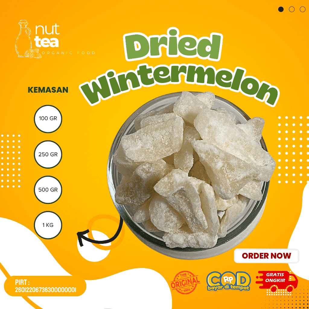Jual Dried Wintermelon 100gr - Kundur Manis (Tangkua) / Tangkwe ...