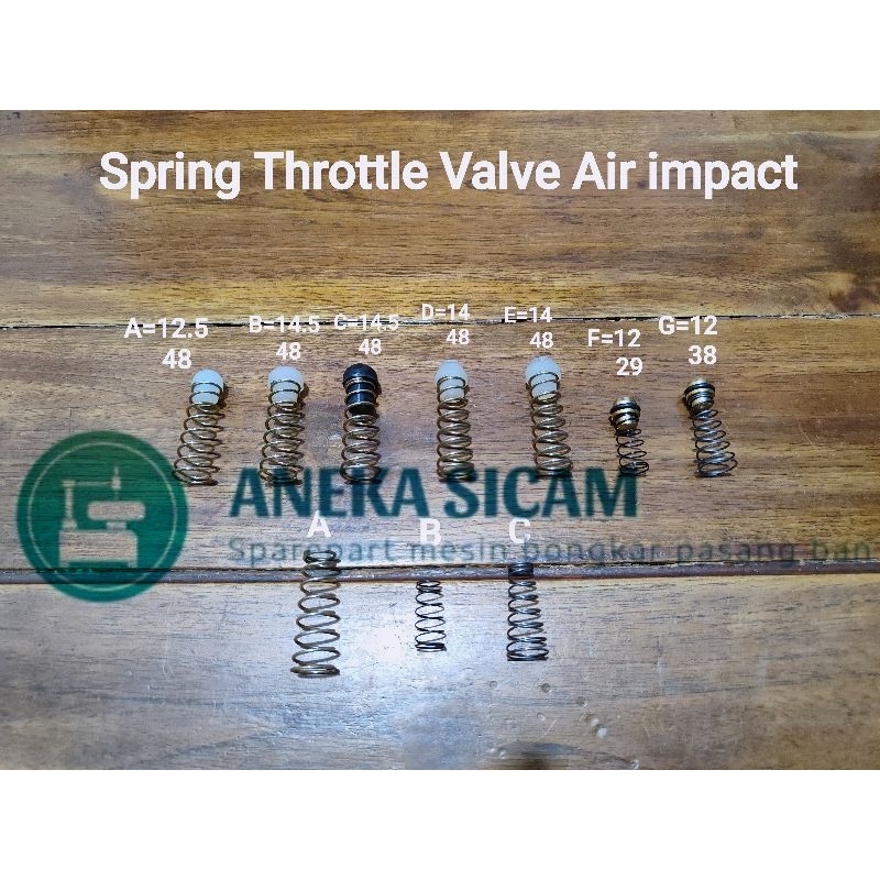 Jual Sparepart air impact/Spring Throttle Valve air impact | Shopee ...