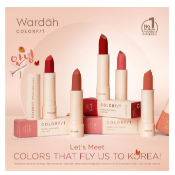 Jual GA - Wardah Colorfit Ultralight Matte Lipstick / Wardah Korean ...