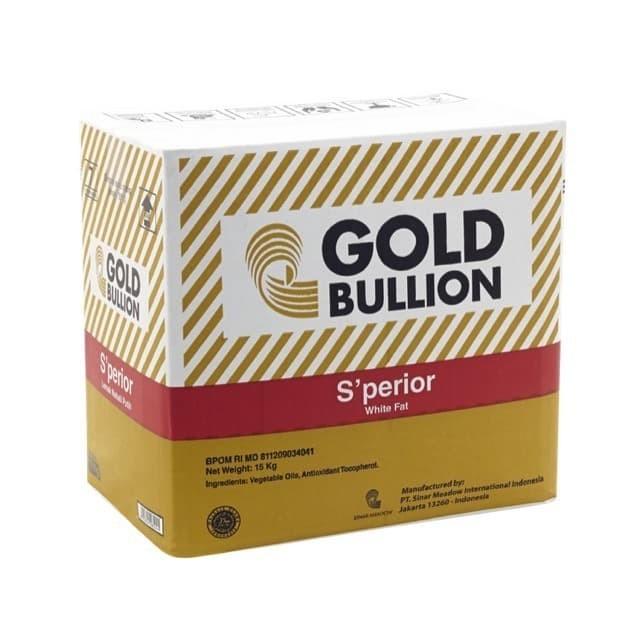 Jual Gold Bullion Superior 15 kg Dus - S'perior - Mentega Putih Snow ...