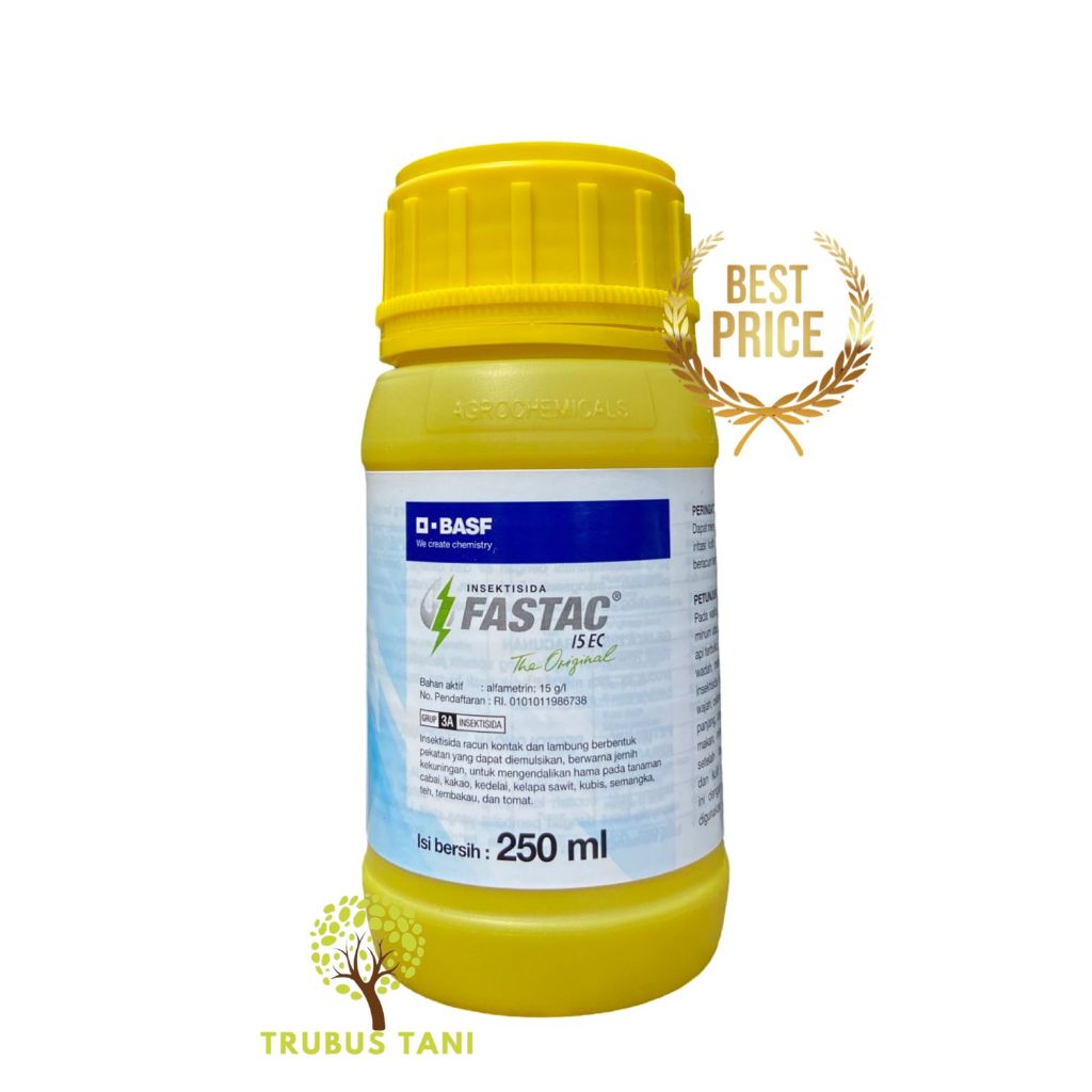 Jual Fastac 15EC 250ml Insektisida Obat Pembasmi Hama Kutu Tanaman ...