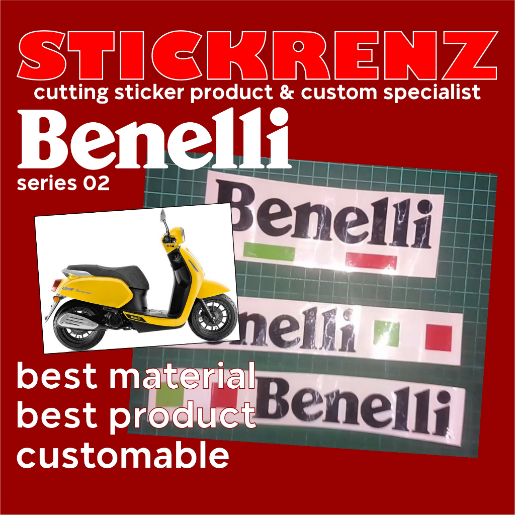 Jual Cutting Sticker Stiker Body Motor Benelli 02 Custom | Shopee Indonesia